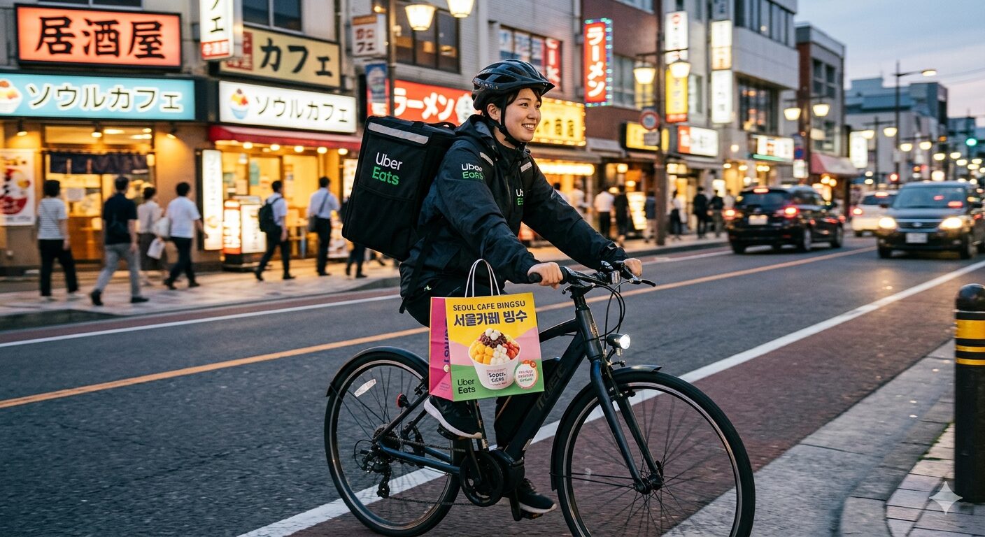【実験】ピンスはデリバリー(Uber Eats)できる?30分運んでも溶けない?